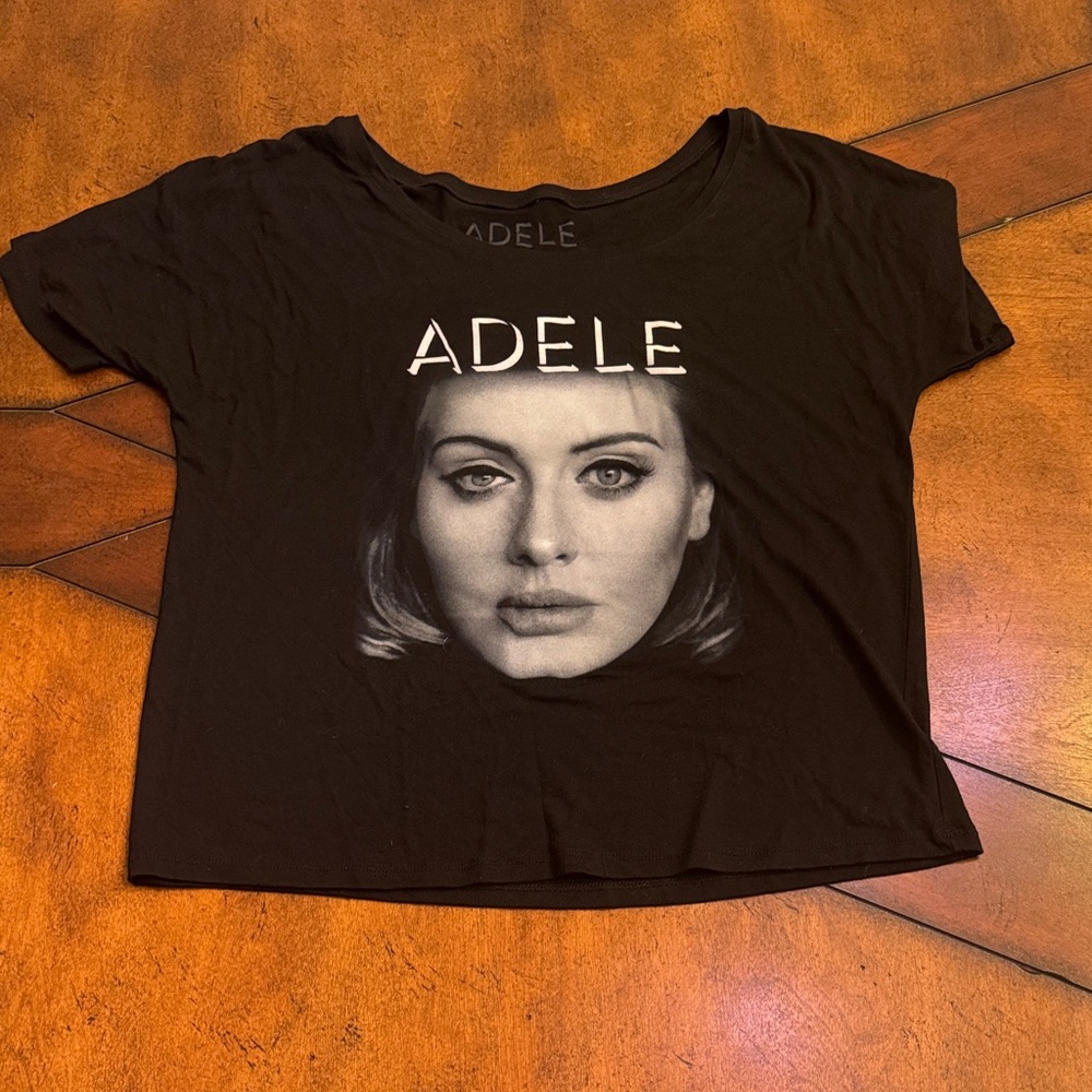 Adele Black Graphic Women's Tee - image 1